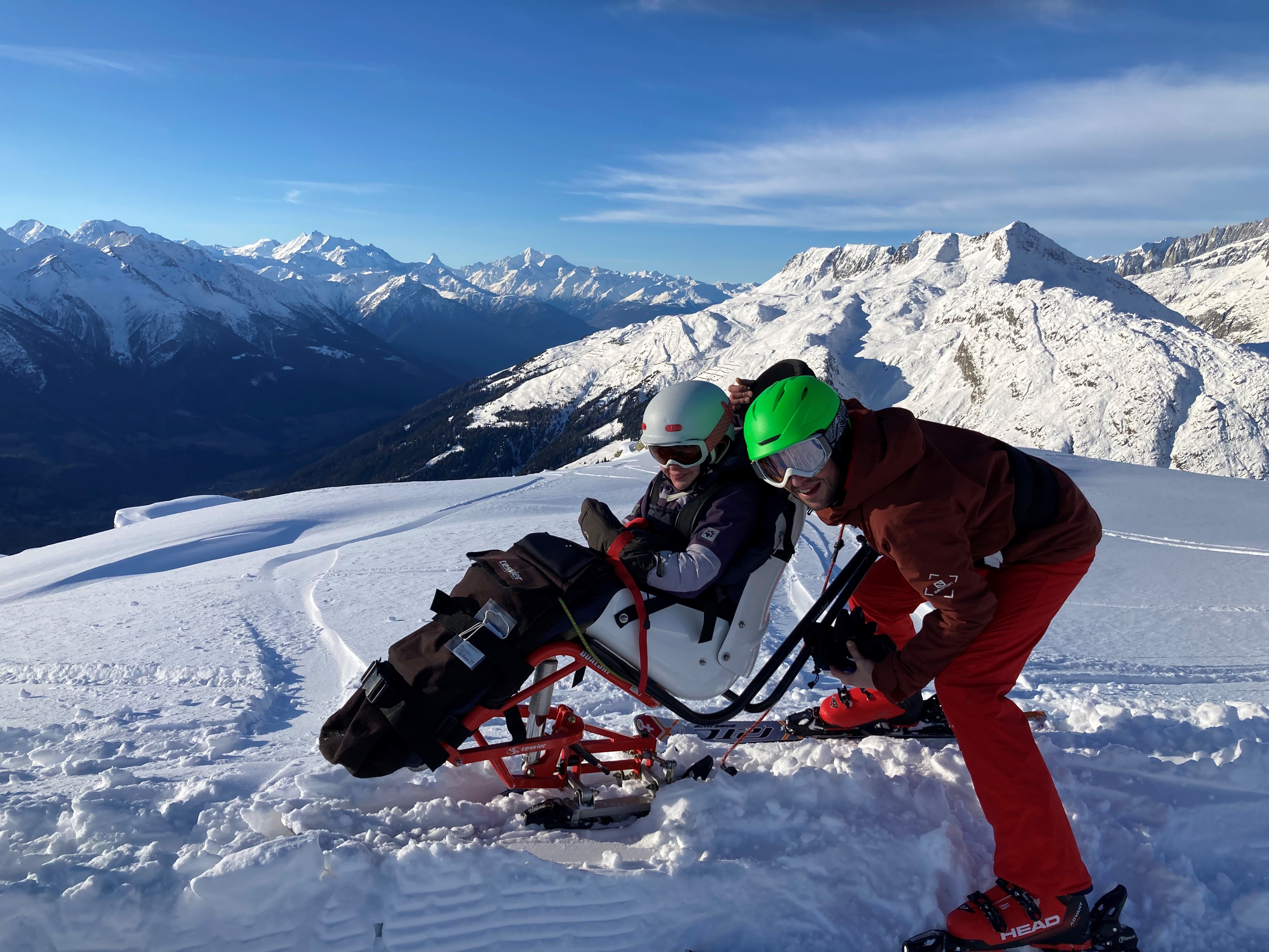Des vacances au ski grâce à Spitex-Mobile